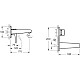 Купить Смеситель для раковины без донного клапана VitrA Root Square A4273826EXP в магазине сантехники Santeh-Crystal.ru