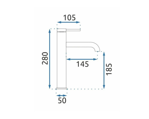 Приобрести Смеситель для раковины без донного клапана Rea Spot REA-B2013 в магазине сантехники Santeh-Crystal.ru