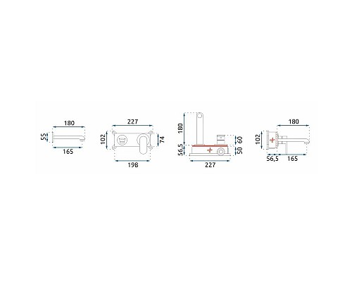 Заказать Смеситель для раковины без донного клапана Rea Hyper  REA-B2059 в магазине сантехники Santeh-Crystal.ru