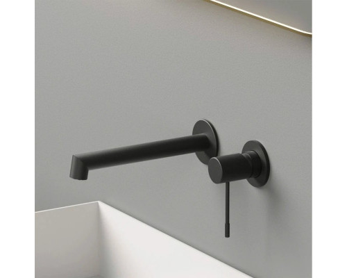 Смеситель для раковины без донного клапана Vincea Desire VBFW-1D1MB