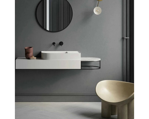 Смеситель для раковины без донного клапана Vincea Desire VBFW-1D1MB