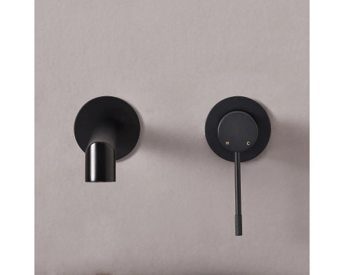 Смеситель для раковины без донного клапана Vincea Desire VBFW-1D1MB