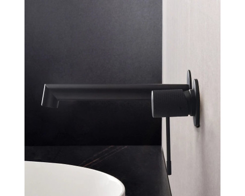 Смеситель для раковины без донного клапана Vincea Desire VBFW-1D1MB