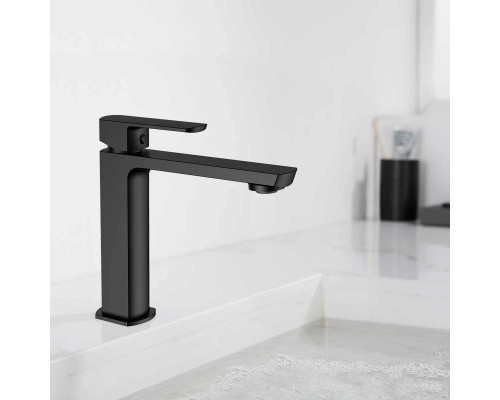 Смеситель для раковины без донного клапана Vincea Next VBF-1N1MB