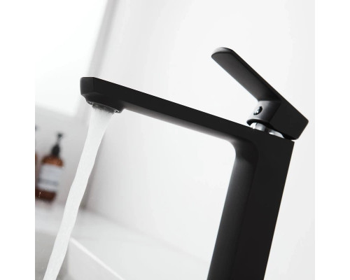 Смеситель для раковины без донного клапана Vincea Next VBF-1N1MB