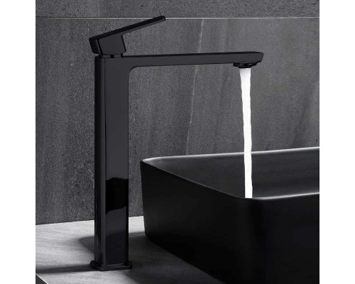 Смеситель для раковины без донного клапана Vincea Next VBF-1N2MB