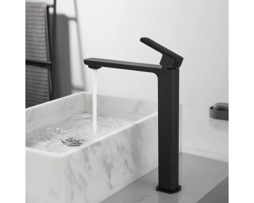 Смеситель для раковины без донного клапана Vincea Next VBF-1N2MB