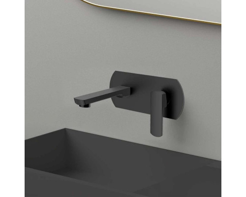 Смеситель для раковины без донного клапана Vincea Next VBFW-1N1MB