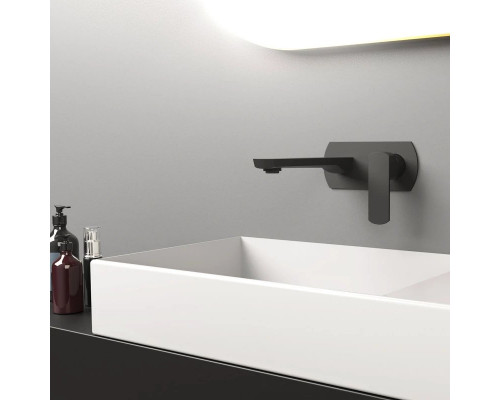 Смеситель для раковины без донного клапана Vincea Next VBFW-1N1MB