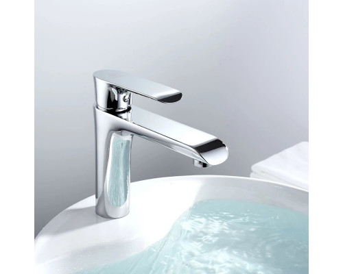 Смеситель для раковины без донного клапана Vincea Esse VBF-1E1CH