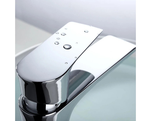 Смеситель для раковины без донного клапана Vincea Esse VBF-1E1CH