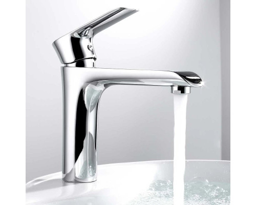 Смеситель для раковины без донного клапана Vincea Esse VBF-1E1CH