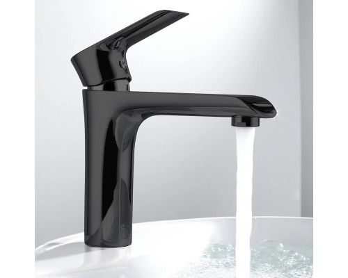 Смеситель для раковины без донного клапана Vincea Esse VBF-1E1MB