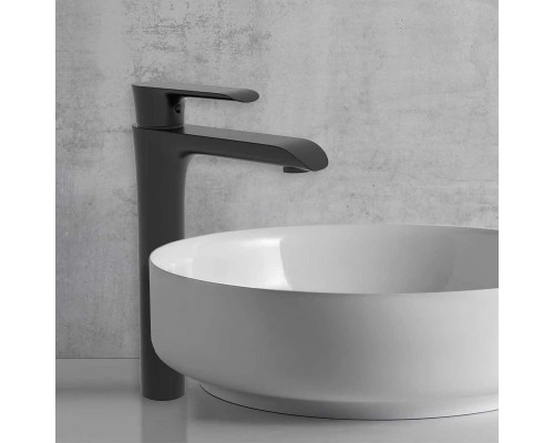 Смеситель для раковины без донного клапана Vincea Esse VBF-1E2MB