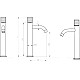 Приобрести Смеситель для раковины Boheme Stick 122-BB в магазине сантехники Santeh-Crystal.ru