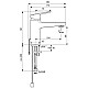 Купить Смеситель для раковины с цепочкой Ideal Standard Ceraplan BD223AA в магазине сантехники Santeh-Crystal.ru