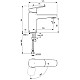 Приобрести Смеситель для раковины без донного клапана CoolStart Ideal Standard Ceraplan BD224XG в магазине сантехники Santeh-Crystal.ru