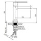 Смеситель для раковины AltroBagno Unione AltroBagnoUnione0137GrMt