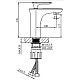 Смеситель для раковины AltroBagno Aperto AltroBagnoAperto0108Cr