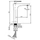 Смеситель для раковины AltroBagno Aperto AltroBagnoAperto010208NeOp