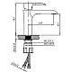 Смеситель для раковины AltroBagno Costanza AltroBagnoCostanza0133Cr