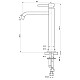 Купить Смеситель для раковины без донного клапана Caprigo Don 53-025-NER в магазине сантехники Santeh-Crystal.ru