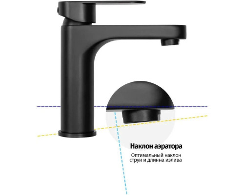 Приобрести Смеситель для раковины Grocenberg GB1011BL в магазине сантехники Santeh-Crystal.ru