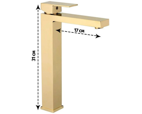Приобрести Смеситель для раковины Grocenberg GB3008GO в магазине сантехники Santeh-Crystal.ru