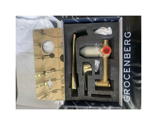 Заказать Смеситель для раковины Grocenberg GB599GO в магазине сантехники Santeh-Crystal.ru