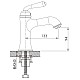Приобрести Смеситель для раковины Rose R0201Q в магазине сантехники Santeh-Crystal.ru