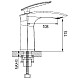 Купить Смеситель для раковины Rose R1101H в магазине сантехники Santeh-Crystal.ru
