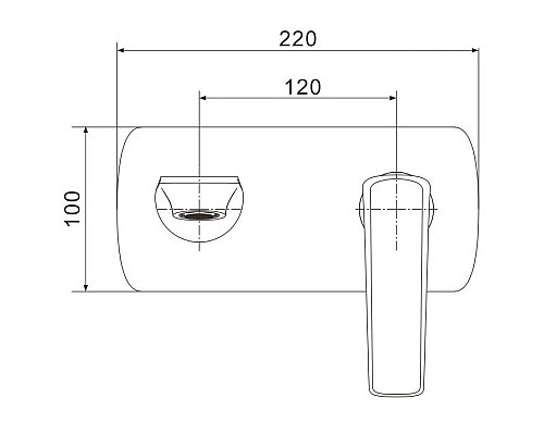 Приобрести Смеситель для раковины Rose R1341H в магазине сантехники Santeh-Crystal.ru