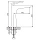 Заказать Смеситель для раковины Rose R1611F в магазине сантехники Santeh-Crystal.ru