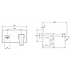 Купить Смеситель для раковины с донным клапаном Villeroy & Boch Architectura Square TVW12500300076 в магазине сантехники Santeh-Crystal.ru