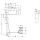 Заказать Смеситель для раковины с донным клапаном Villeroy & Boch Subway 3.0 TVW11200100061 в магазине сантехники Santeh-Crystal.ru