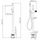 Купить Смеситель напольный для ванны WasserKRAFT Fulda 5221 в магазине сантехники Santeh-Crystal.ru
