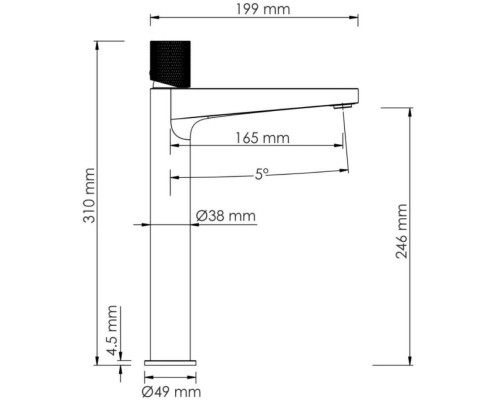Купить Смеситель для раковины WasserKRAFT Paar 8803H в магазине сантехники Santeh-Crystal.ru