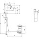 Приобрести Смеситель для раковины с донным клапаном Villeroy & Boch Subway 3.0 TVW11200100064 в магазине сантехники Santeh-Crystal.ru