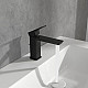 Приобрести Смеситель для раковины с донным клапаном Villeroy & Boch Subway 3.0 TVW112002000K5 в магазине сантехники Santeh-Crystal.ru