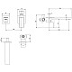 Приобрести Смеситель для раковины без донного клапана Villeroy & Boch Subway 3.0 TVW11200700064 в магазине сантехники Santeh-Crystal.ru