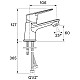 Купить Смеситель для раковины Santek Венга WH5A02003C001 в магазине сантехники Santeh-Crystal.ru