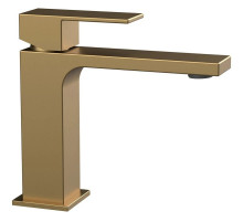 Смеситель для раковины без донного клапана Vincea Cube VBF-1C01BG