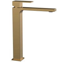 Смеситель для раковины без донного клапана Vincea Cube VBF-1C02BG