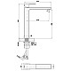 Купить Смеситель для раковины без донного клапана Vincea Cube VBF-1C02BG в магазине сантехники Santeh-Crystal.ru