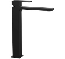 Смеситель для раковины без донного клапана Vincea Cube VBF-1C02MB