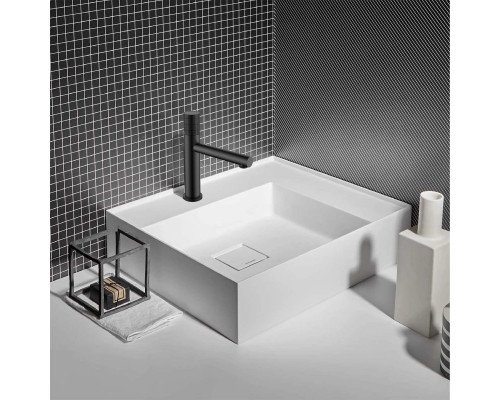 Смеситель для раковины без донного клапана Vincea Groove VBF-4G1MB