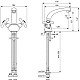 Заказать Смеситель для умывальника Vidima Ретро BA119LS в магазине сантехники Santeh-Crystal.ru