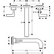 Приобрести Смеситель для раковины с выпуском Axor Citterio 39148000 в магазине сантехники Santeh-Crystal.ru