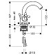 Заказать Смеситель для раковины с донным клапаном Axor Carlton 17030000 в магазине сантехники Santeh-Crystal.ru