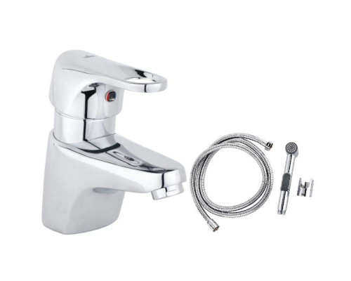 Приобрести Смеситель для раковины с гигиеническим душем Timo Nordic 0151G chrome в магазине сантехники Santeh-Crystal.ru